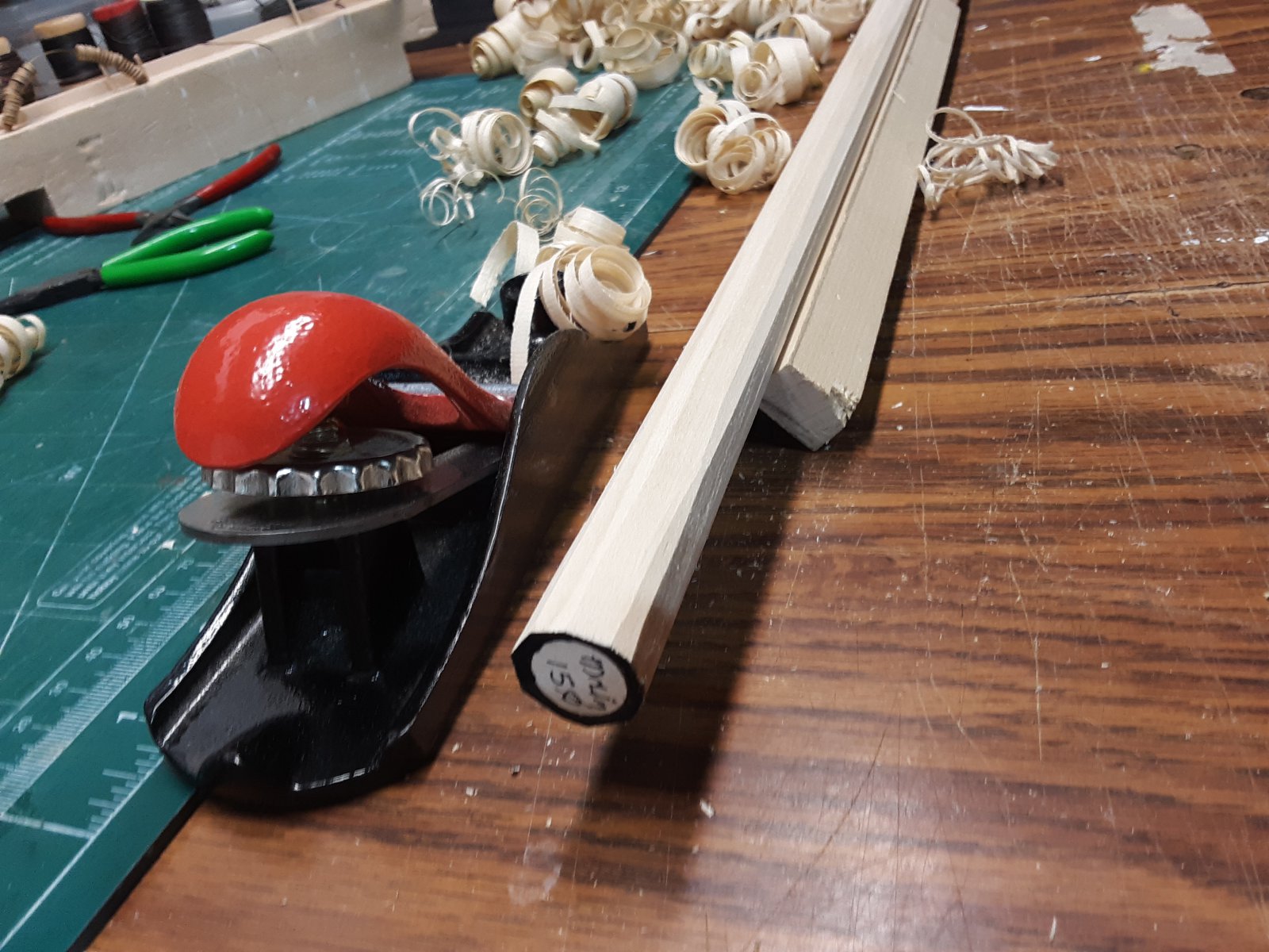 411 Fluit, Zeehaen Main mast prep 4.jpg