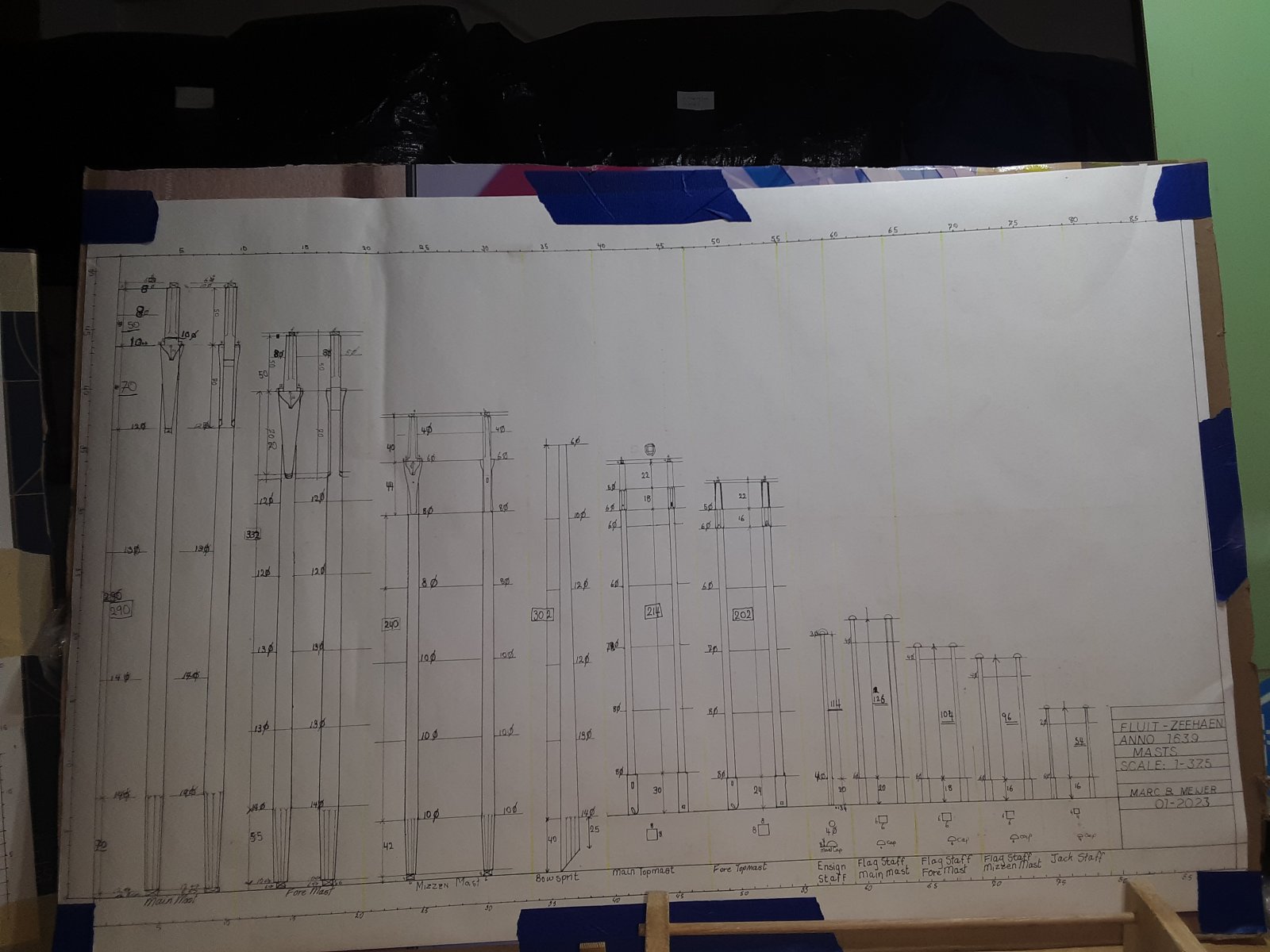 Fluit, Zeehaen Masts plan redrawn 1-37.jpg