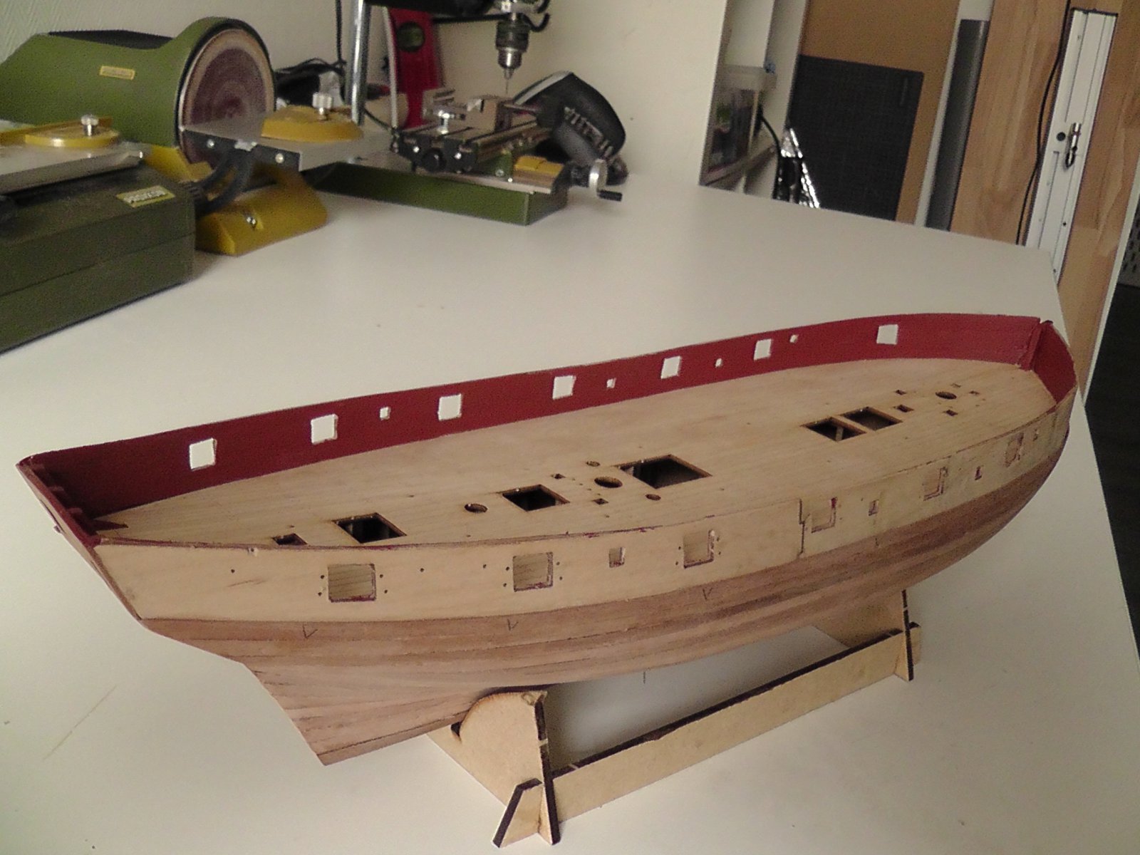 Planked and painted bullwark 2.jpeg
