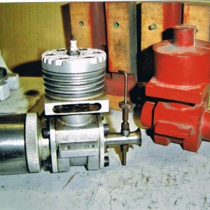 7 cc brandstof-motor met de gietmallen