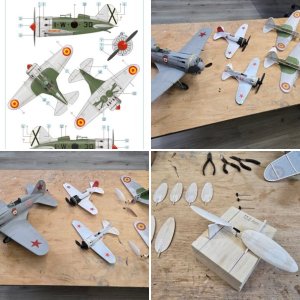 Polikarpov I-16 Profile Scale / No-Cal