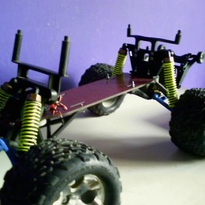 nieuwe carbon chassis. 2,5cm langer