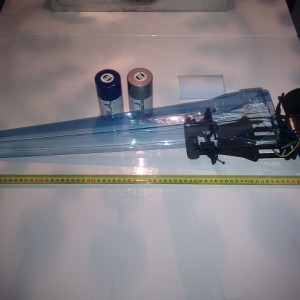 1e opstelling dragster body met donorauto 12r5.1