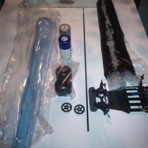 Onderdelen Top fuel Dragster stromen binnen