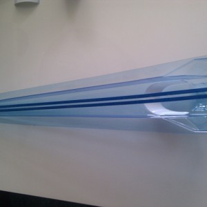 Top fuel dragster body striping aangebracht