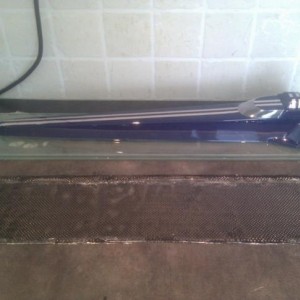 Even gepolijst met de Dremel en voila