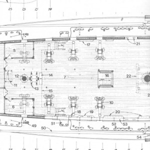 Plattegrond Quarterdeck volgens McKay