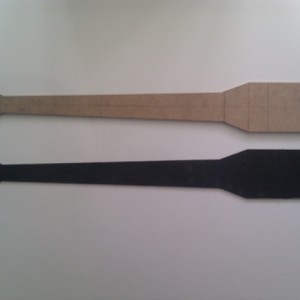Dragster chassis, MDF mal met Carbon chassis