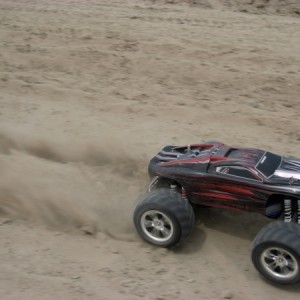 In actie.