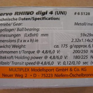 Nieuwe Multiplex RHINO digi 4