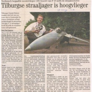 Gerald Rutten ook uit Tilburg  
  hier is niets teveel geschreven,klasse !