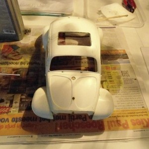 Vintage body ontdaan van verf