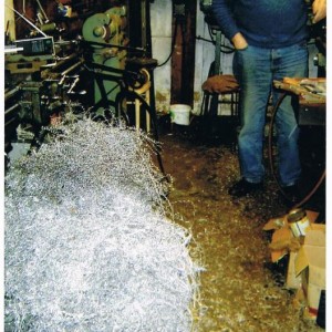 Draaiwerk voor turbine JK-66, aluminiumafval voor hergebruik!