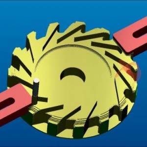 Diffusor Toolpath Simulation 003 clamps19 7 2009