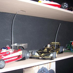 (1)F312T3 Ferrari (2) Lotus 79 JPS (3)Lotus 79 Martini Essex