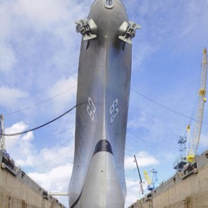 uss missouri  in  DRYDOK  een tydje geleden