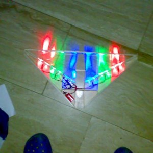 Eerste test leds aan.