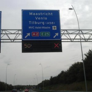 Onze eigen afrit op de N2