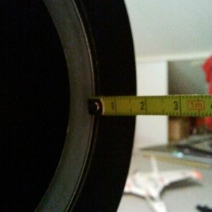 Einde jetpijp valt 15mm terug in cone