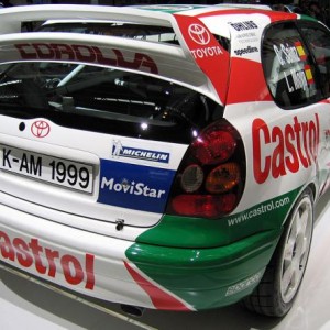 Toyota Corolla WRC 2000 rear