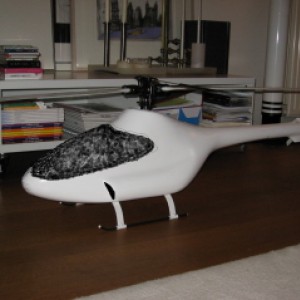 met paint ingekleurt