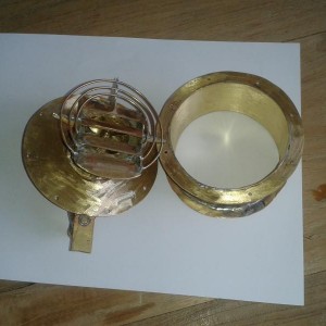waterinlaat met stuwschroef