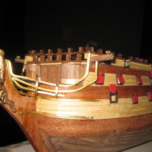 aanzicht van de boeg