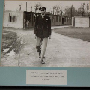 1943. Tibenham Airfield. James Stewart