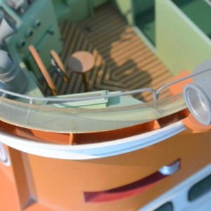 Heuss flying bridge detail