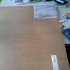 Eerste spant gelijmd