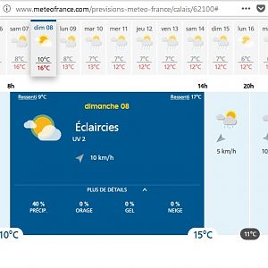 Weer Zondag 8 April Ochtend
