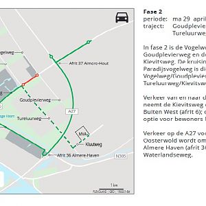 Verkeerssituatie 1e LB Dag 2019