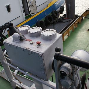 Smit Zweden 2012- Bediening Winch achter stuurhut
