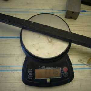 wing 23 spar finished mass