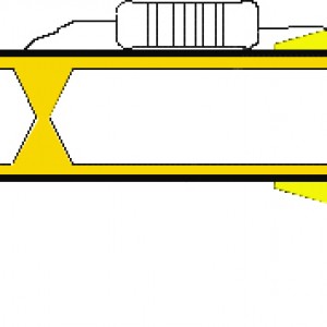 4mm met een 2 mm busje paralel