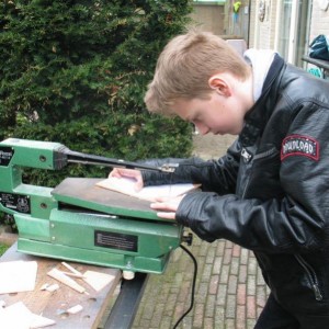 De jeugd aan het werk