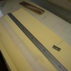 wing 40 hinge core cutting