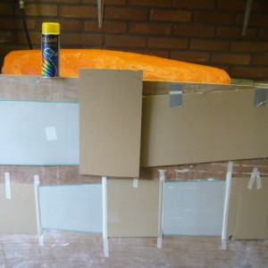 wing 43 mylar spraying