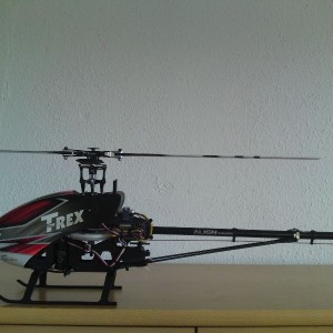 450pro esc onder batterymount in het frame gemonteerd