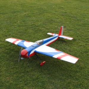 Mijn eerste zelfbouw vliegtuig, de Extra 60 van Hobbyin