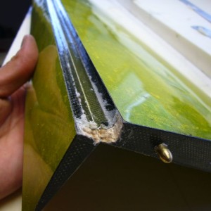 finish 19 wing hinges core removed