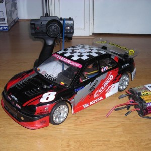 Kyosho rallyauto rijklaar te koop voor 55 euro