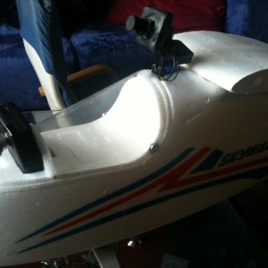 FPV camera en kodak ZX1 met eigengemaakte canopy