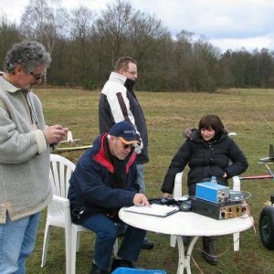 De wedstrijdtafel o.l.v. Arnout Janssen