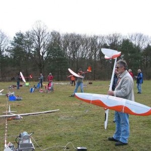 Gereed voor de start van de Fly-off.