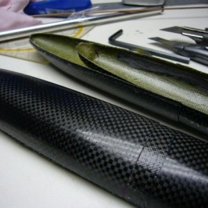 romp nose cone en rompdeel met roving versterking