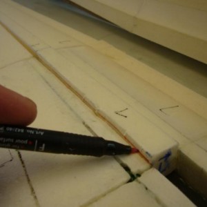 wing 20   marking surplus spar core height