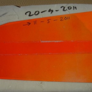 wing 28  effect sun on paint