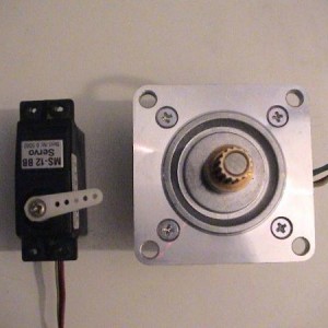 Stappenmotor - servo vergelijking 2