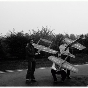 Het Ned. F2B team voor de WK 1978